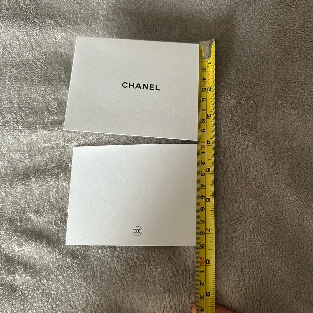 🆕Chanel White Note Gift Card and envelope new